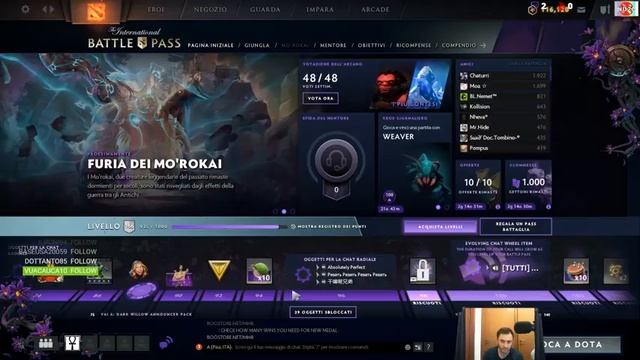 [ITA] Dota2 - OPENING BATTLEPASS LEVEL BUNDLE 2019 смотреть онлайн
