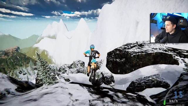 Die SCHNEE-LAWINE! | Fahrrad Simulator смотреть онлайн