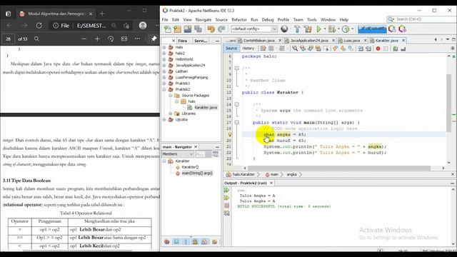 Tugas Praktikum Mata Kuliah Algoritma dan Pemrograman смотреть онлайн