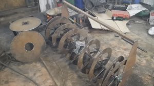 Шнеко - ротор для ТРЁХКОЛЁСНОГО трактора.