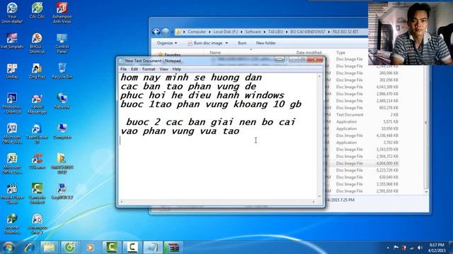 hướng dẫn cài windows từ ổ cứng смотреть онлайн