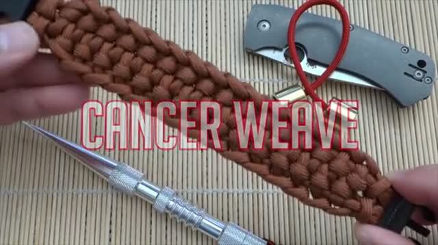 Плетение Рак How To Make The Cancer Weave Paracord Bracelet Tutorial