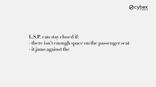 Как использовать систему линейной защиты от бокового удара (L.S.P) автокресла Sirona T i-Size CYBEX