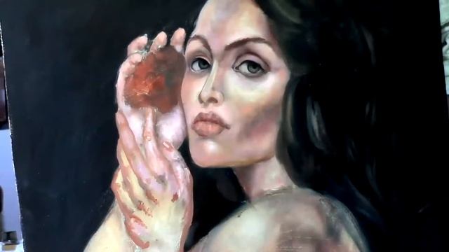 Speed oil painting"Rose" смотреть онлайн