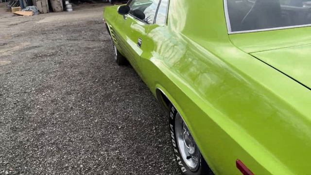 SOLD,,,SOLD. 1973 CHALLENGER RALLYE H-CODE 340 4SPD PS PDB RALLY DASH BEAUTIFUL SUBLIME GREEN смотреть онлайн