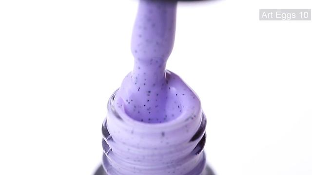 Гель-лак Siller Art Eggs №010 (лилово-сиреневый с крошкой), 8 мл смотреть онлайн