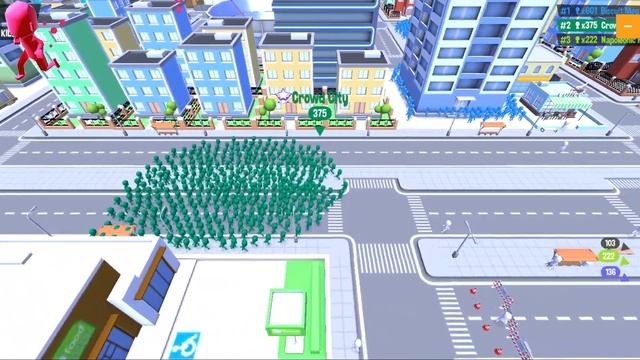 Crowd City World Record Map Control: 100.00% #465 смотреть онлайн