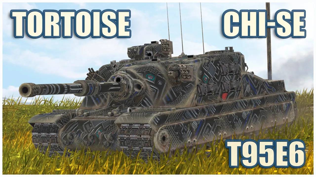 Chi-Se, Tortoise & T95E6  Tanks Blitz Gameplay