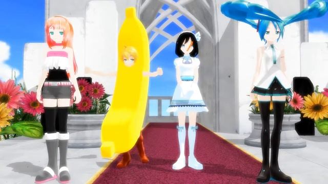 【MMD】【 Banana Song 】The Minions смотреть онлайн
