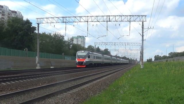 Электропоезд ЭП2Д-0179 ЦППК сообщением Москва - Виноградово смотреть онлайн