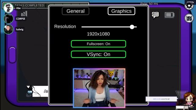 Pokimane dies within 10 sec after giving a lovely speech | Among Us смотреть онлайн