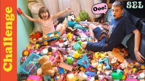 ЧЕЛЛЕНДЖ 100 кг ИГРУШЕК?!! УБОРКА СОРТИРОВКА ХРАНЕНИЕ Speed Cleaning Store TOYS Challenge