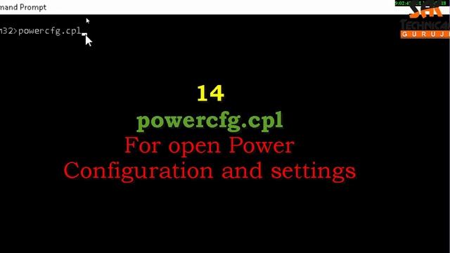 30 Control Panel Program Shortcuts From Command Prompt| 30 CMD Tricks & Tips: SAK смотреть онлайн