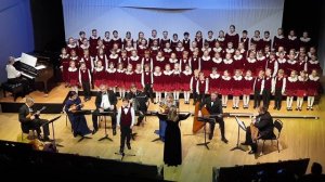 "Солнечный круг" А.Островский, исполняют Большой детский хор им.В.С.Попова и Ансамбль "Рапсодия"