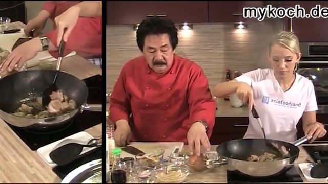 Huhn mit süßer Sojasauce - Ayam Ketjap Manis - Indonesien смотреть онлайн