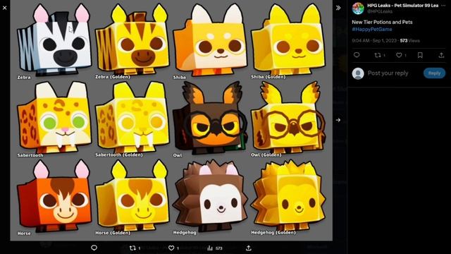 ВСЕ сливы новой игры PET SIMULATOR 99 || Roblox смотреть онлайн