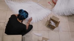 Крылья из подложки