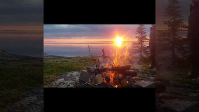 Campfire Meets Sunset Lakeside ⎮ Relax Remember & Reflect - Enjoy the Little Things #shorts смотреть онлайн