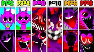 Все фазы в Incredibox Sprunki - Фаза 2 VS Фаза 3 VS Фаза 4 VS Фаза 5 VS Фаза 6 VS Фаза 7-10