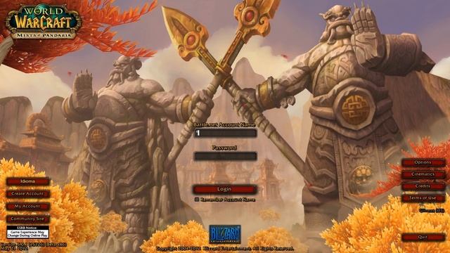 Mists of Pandaria: Pantalla y música de inicio смотреть онлайн