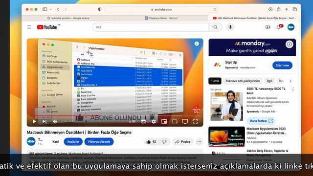 Mac'te Tek Tıkla Arama Yap | Macbook Kestirme Oluşturma 3 смотреть онлайн