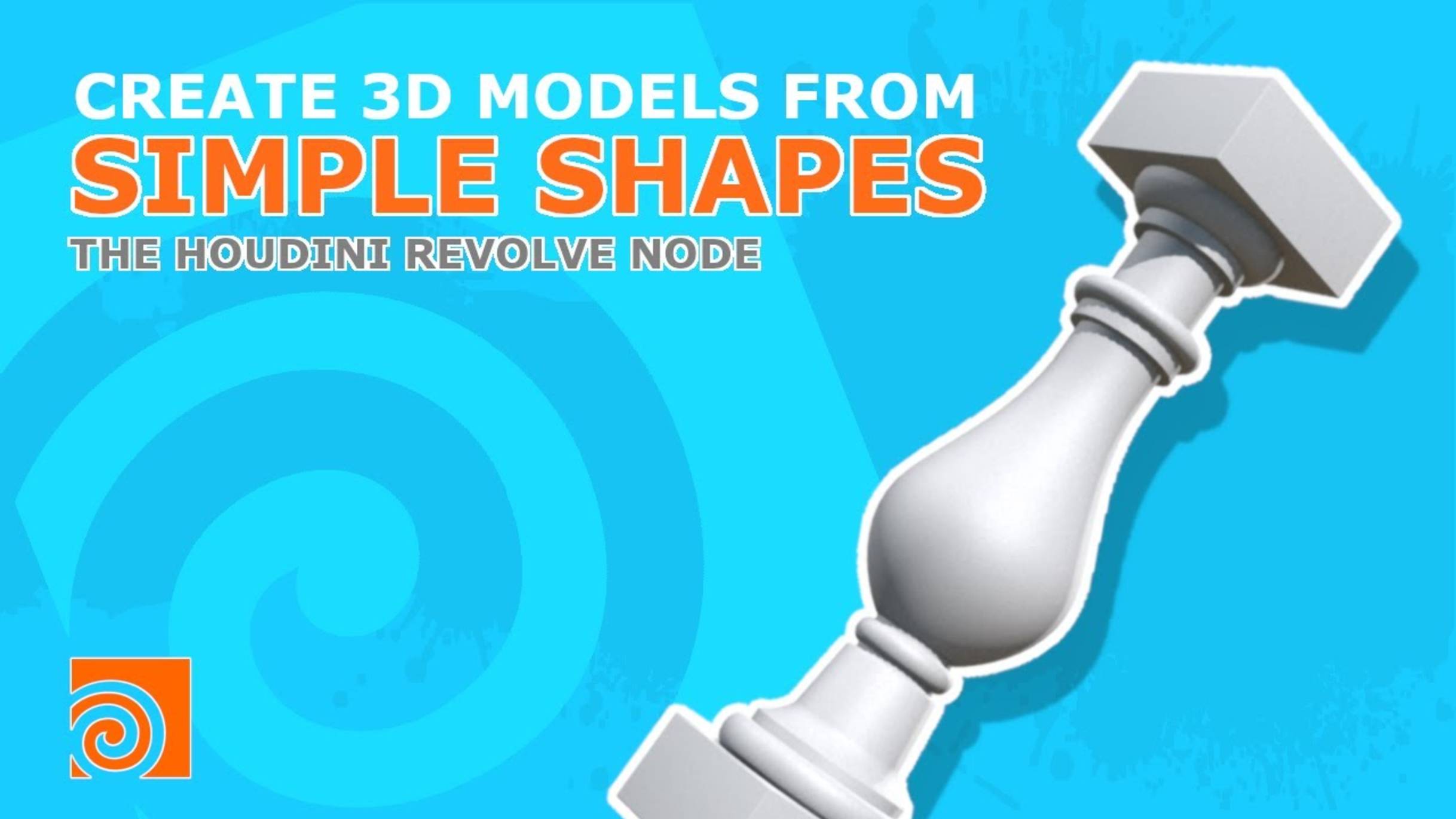 Houdini - Revolve Node Tutorial - Create 3D Models from Simple Shapes смотреть онлайн