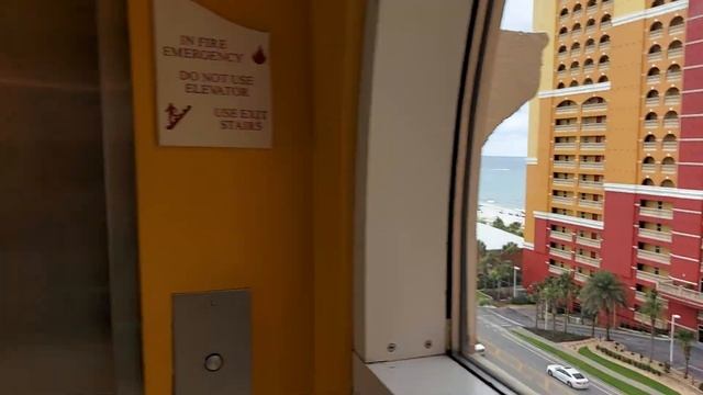 Otis Traction Parking Garage Elevators at Calypso Resort, Panama City Beach, FL смотреть онлайн