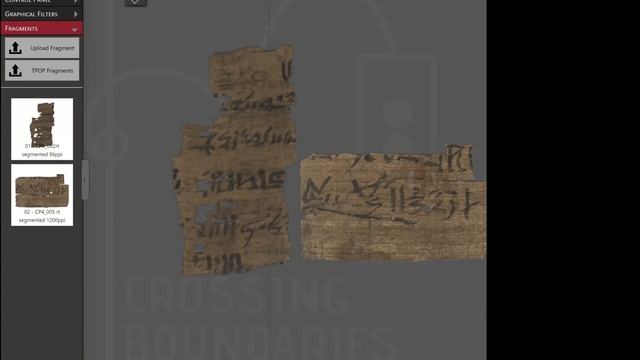 Stephan Unter: The “Virtual Light Table”: a research tool for papyrus reconstruction in development смотреть онлайн