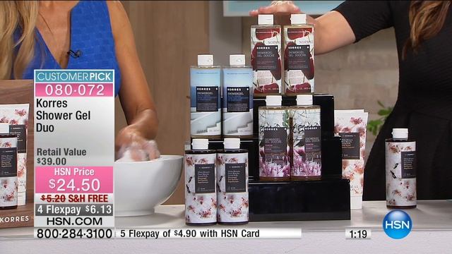 Korres Jasmine Shower Gel Duo смотреть онлайн