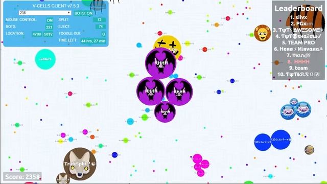 300 FREE BOTS (MINIONS) IN AGAR.IO + GAMEPLAY смотреть онлайн