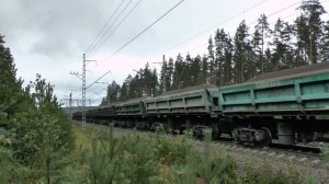 Электровоз ВЛ15-022 с грузовым