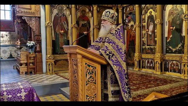 Воскресная проповедь духовника Введенского женского монастыря архимандрита Никифора (Микулы) смотреть онлайн