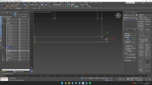 10.5 Extracting shape to accommodate the floor generator смотреть онлайн
