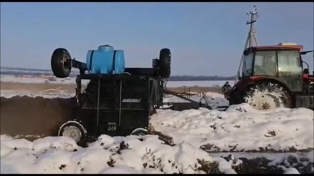 Прицепной арочный ворошитель компоста ABONO-3.5TV