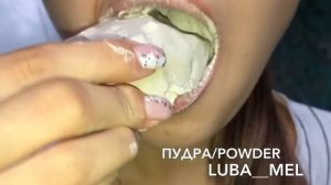 Буду рада вашей подписке🥰#asmr #chalkasmr #mel #асмр #chalk #chalk #мокрыймел #глина