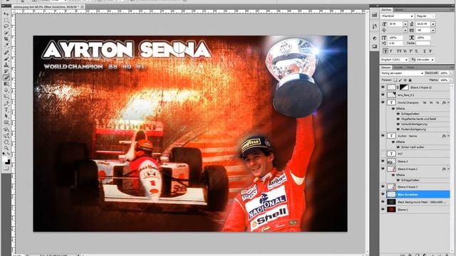 Speed Art | Ayrton Senna - World Champion смотреть онлайн