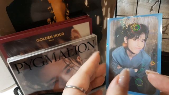 Распаковка [Unboxing K_POP]  карты с Уёном  (ATEEZ)/ Cards Jung Wooyoung Golden Hour Part.1