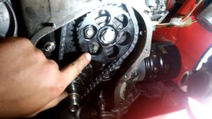 Установка однорядной цепи на низкий блок 2101-21011