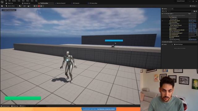 Smart Enemy AI Part 10 AI Jumping Nav Link Tutorial in Unreal Engine 5 UE51080p смотреть онлайн