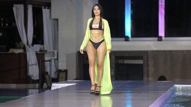 Estefania Perez In SLOW MOTION | Art Basel Miami / Fusion Fashion Events 2023 4k