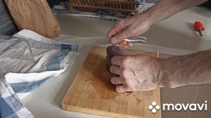 Как правильно и быстро снять шкурку из говяжьей печени ?