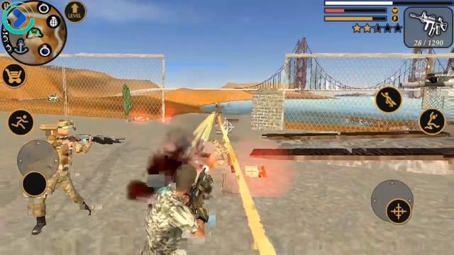 Vegas Crime Simulator Naxeex LLC Super Man Laser Eye New Attack Military True Hero Fighter Gameplay смотреть онлайн