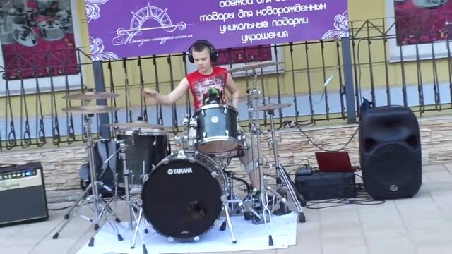Встречи на Почтовой 2016. Bon Jovi "It`s my life" Drum Cover смотреть онлайн