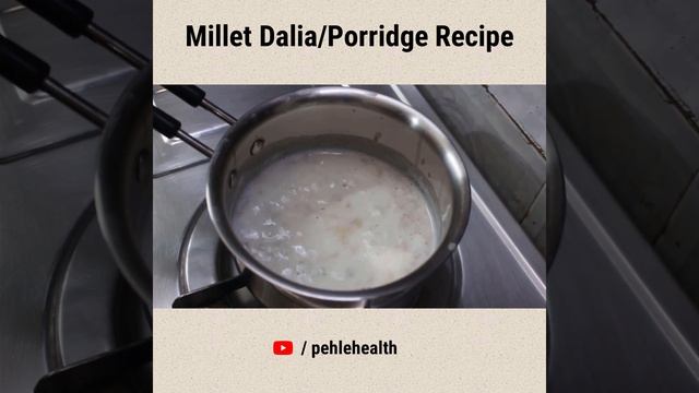 Millet Porridge Recipe | #shorts смотреть онлайн