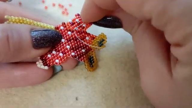 Домовёнок _КУЗЯ_. Кирпичное плетение. Часть 4_4. смотреть онлайн