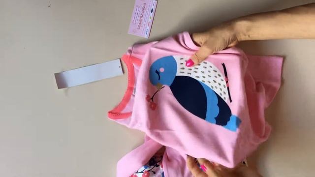 Пижама модная для девочки от Crazy8, коллекция 2017 г. смотреть онлайн