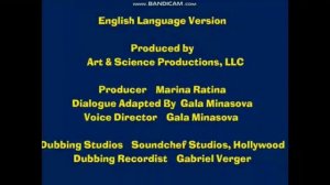 Masha and the bear credits french
