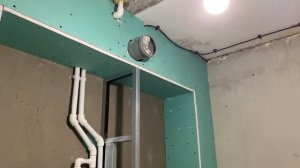 Инсталляция, обшивка гкл с коробами и простенками.