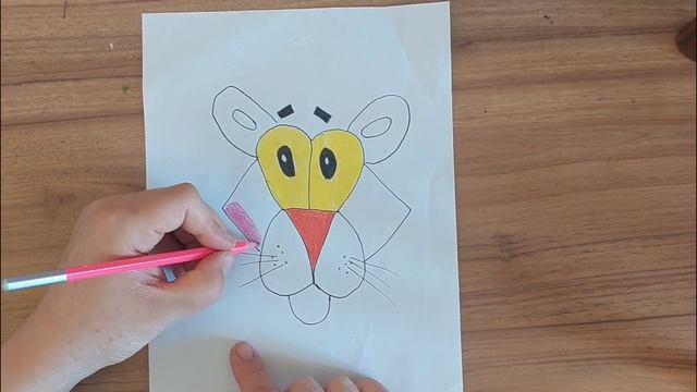 how to draw a pinkpanther | draw a pinkpanther for kids смотреть онлайн