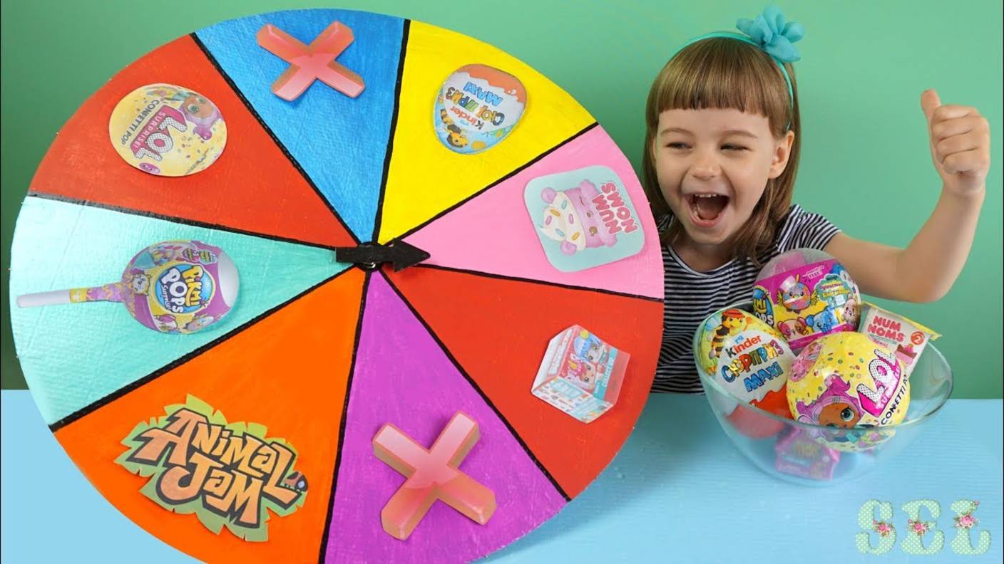 Мистическое Колесо Удачи Много лол Сюрпризов MYSTERY WHEEL OF SURPRISES Challenge смотреть онлайн